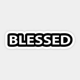 Blessed Cool Inspiration Christian Sticker